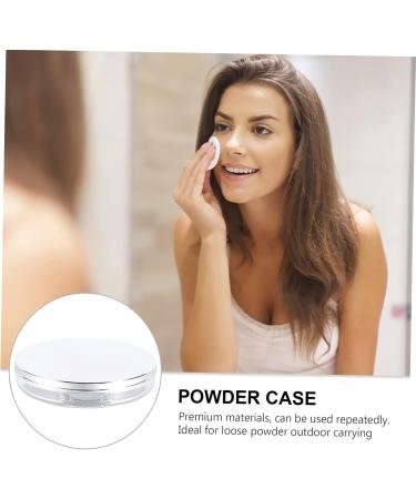 POPETPOP 4 Pcs Loose Powder Box Mini Containers Bath Powder Case 5g Powder Case Sample Travel Ultra Thin 7.5x7.5cmx2pcs Silverx2pcs - Buy Online on GoSupps.com