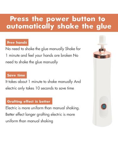 Portable Electric Beauty Eyelash Shaker - Waterproof Liquid Mixer for Extension Glue & Nail Polish - Buy Online on GoSupps.com