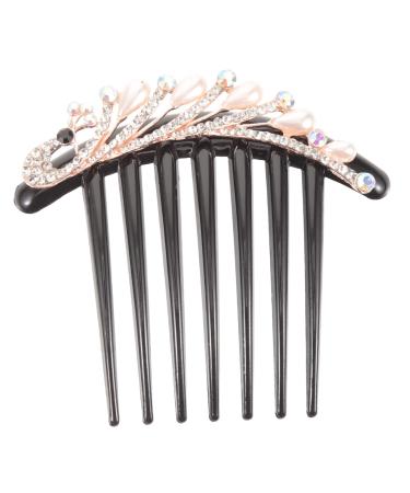 Ipetboom Bride Headpieces for Wedding Metal Hair Claw Clips Pearl Headpiece Bridal Hair Accessories for Women Hanfu Hair Accessories for Bride Hair Comb Alloy Vintage Bee Women's