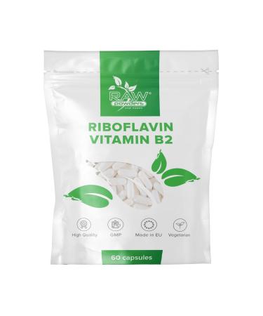 Riboflavin 100 mg 60 Tablets High Strength - Vegan Vitamin b2 riboflavin Supplement - Non-GMO & Gluten-Free - Helps with Tiredness and Fatigue Supports Energy Levels by Raw Powders