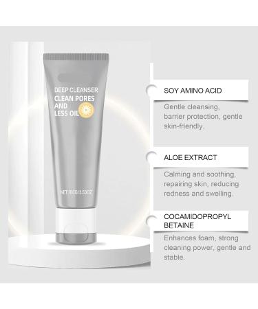 Gentle Facial Cleanser - Hydrating Moisturizing Face Wash Soothes Skin Deep Nourishment For Soft Skin(1PCS) - Buy Online on GoSupps.com