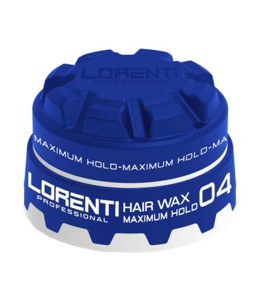 LORENTI TOKYO & SEOUL Hair Styling Wax | Oil Free Styling Cream for Curly and Frizz Hair | Volume and Shaped Hair Pomade 2.7 Oz (Maximum Hold 04)