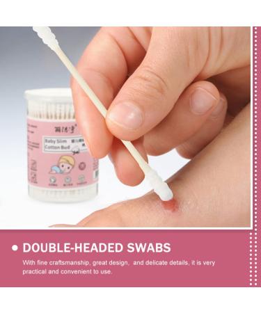 Beavorty Cotton Swabs - 2 Boxes Multi-Purpose Double-Headed Cotton Sticks for Baby Ear Cleaning & Safe Hygiene | International Shipping Available - Buy Online on GoSupps.com