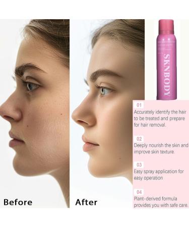 SKNBODY Hair Identifier Spray for Face Shaving & Dermaplaning - Women s Shaving Set with 4 Razors - 4oz Aerosol Dry Powder - Buy Online on GoSupps.com