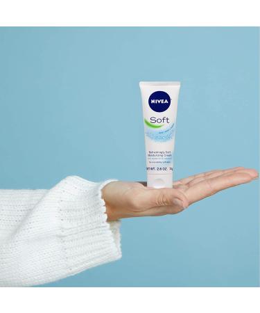 NIVEA Soft Moisturizing Creme 2.60 oz (Pack of 6) - Hydrating Skincare Bundle - Buy Online on GoSupps.com