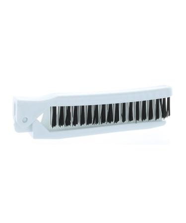 Folding Compact Travel Pocket Hair Brush/Comb Set - 1 Red, 1 White | Le Salon - Buy Online on GoSupps.com