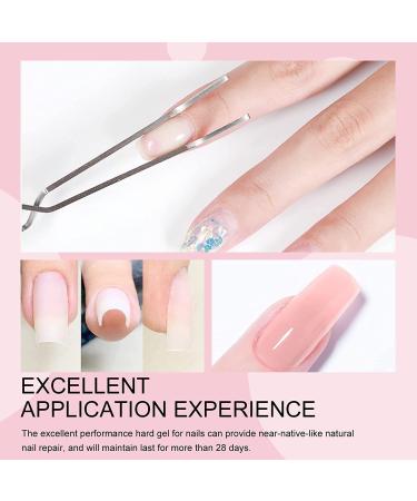 Teerova 5-in-1 Builder Gel Set - 4 Colors 15ml Structure Gel 100 Nail Shapes & File for Perfect Nail Art - International Shipping Available - Buy Online on GoSupps.com