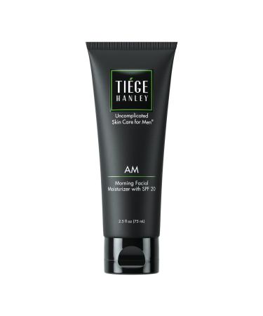 Tiege Hanley Morning Facial Moisturizer for Men (AM) | SPF 20 Moisturizer for Sun Protection | Long lasting Hydration & Safe for Sensitive Skin | Smoother & Softer Skin | Regulates oil production | Recommended by the Ski...