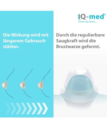iQ-med Breastfeeding Aid | Nipple Former for Inverted Nipple Relief | 2 Pieces - International Shipping Available - Buy Online on GoSupps.com