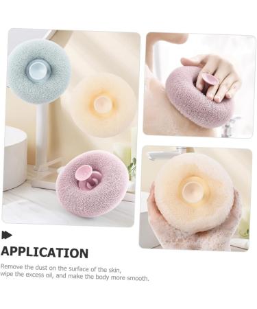 NOLITOY 4pcs Bath Ball Set | Exfoliating Loofahs & Body Scrubbers for Shower | Skin Cleaning & Bathing Essentials - Buy Online on GoSupps.com