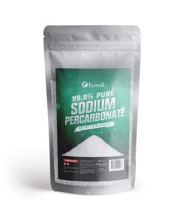Ecoxall Sodium Percarbonate 5 Pounds - 99.9% Pure - Anhydrous Five Pounds (Solid Hydrogen Peroxide - Oxygenated Bleach) - Multi-Use - Safe in Home - Bulk Sodium Percarbonate