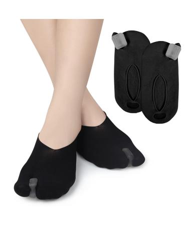 Ymiko Bunion Corrector Socks for Women - Soft, Elastic & Breathable Toe Separator Socks for Bunions - Black - Buy Online on GoSupps.com