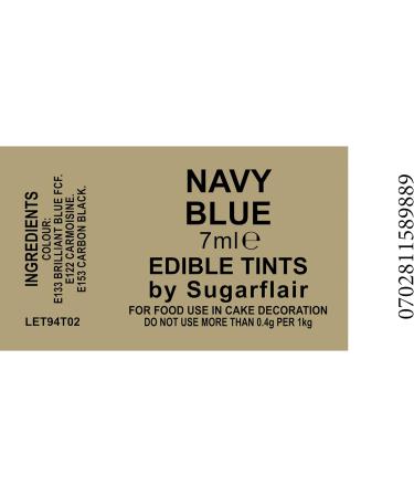 Sugarcraft Sugarflair Colour Blossom Tint Powder Dust Navy Blue 7ml - Buy Online on GoSupps.com