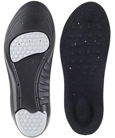 Memory Foam Insoles for Men, Women & Kids - Arch Support, Cushion & Shock Absorption - Relieve Foot Pain - Size L (Men's 8-12/ Women 10-15) - Buy Online on GoSupps.com