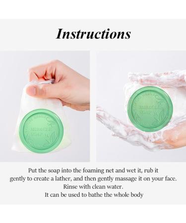 Tongyend Soap Bar for Face Body Aloe Vera Soap for Oil Control Moisturizing Deep Clean Effectively Aloe Soap Organic Natural Skin Soap Bar for All Skin Aloe-HyaluronicAcid - Buy Online on GoSupps.com