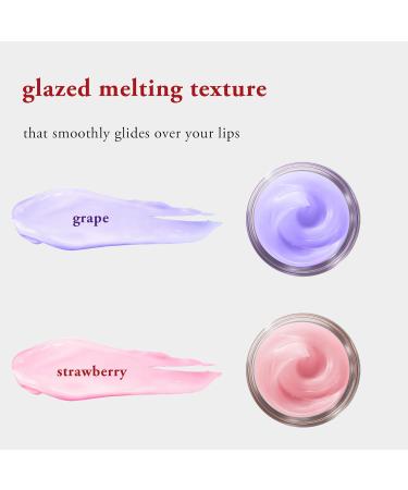 JING MENG Hydrating Lip Sleeping Mask Gloss with Peptides Shea butter for Dry Cracked Lips Ultra-Nourishing Lip Over-night Care Smooths Plumps Softens Strawberry Flavor. 0.7oz - Buy Online on GoSupps.com