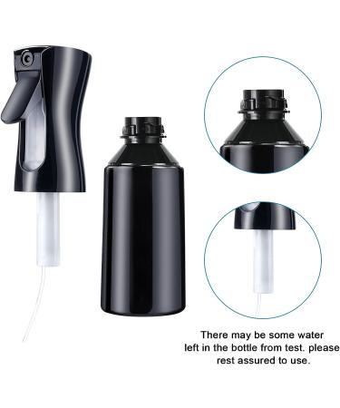 AOOWU 2PCS Continuous Water Mister Spray Bottle 200ml - Salon Hairdressing & Home Cleaning - Fine Mist Spray for Plants & Pets - Black+White - Buy Online on GoSupps.com