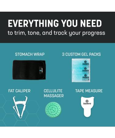Isavera Tummy Sculpting Freeze System - Cold Sculpting Wrap Belt for Flab Reduction - Buy Online on GoSupps.com