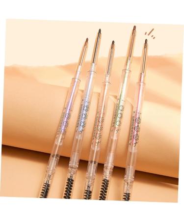 Healeved 5pcs Brow Pencils with Brush Brown Eyebrow Pencil Thin Eyebrow Pencil Eyebrow Makeup Tools Paste - Buy Online on GoSupps.com