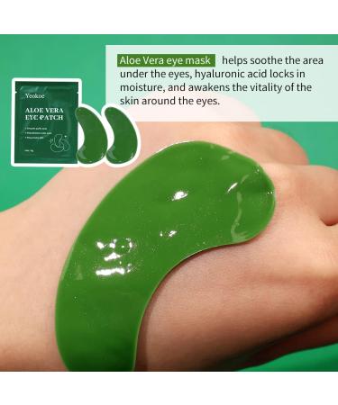 Under Eye Patches for Puffy Eyes & Dark Circles | Anti-Wrinkle Eye Masks with Retinol Aloe Vera & Rose | Perfect Stocking Stuffers for Women - Buy Online on GoSupps.com