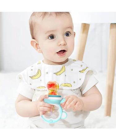 Abbto Fruit Bite Rings - Food Grade Silicone Baby Mesh Feeder for Infants & Toddlers | Durable & Safe Fruit Bite Rings for Children - Buy Online on GoSupps.com