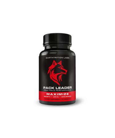 Earthtrition Labs Pack Leader - Ultimate Male Performance and Enlargement Pills - Add 2-4" in 60 Days - Boost Strength Drive Energy Stamina - 90 Capsules