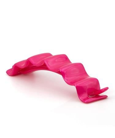 Shop 1pc Wave Hair Clip 11.5x2.6cm in Phlox Pink - Made in Germany | WeLoveBeads - International Shipping Available - Buy Online on GoSupps.com