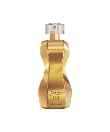 O BOTICARIO Glamour Gold Glam Eau de Toilette Long-Lasting Sweet and Floral Fragrance Perfume for Women 2.5 Ounce