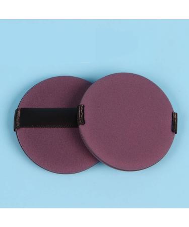 Verdant Touch Puff Sponge Dual Sided Powder Puff Dark Purple Round Wet Dry Makeup Tool Soft Cushion Puff Sponge for Cosmetic Powder 180mm Diameter