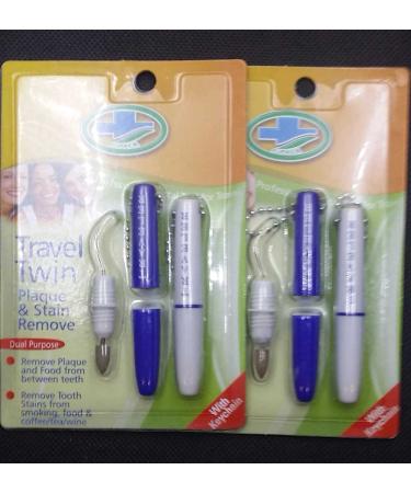Portable Double Travel Dental Stain & Plaque Remover Kit - 2 Sets of Travel Tools for Optimal Oral Care - Buy Online on GoSupps.com