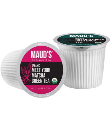 Maud's 8 Blend Organic Tea Variety Pack 48ct | Solar Energy produced Green, Black, Peppermint, Chai, Matcha, Jasmine, Chamomile Lavender, English Breakfast & Earl Grey | Eco-Friendly Tea Sampler - Buy Online on GoSupps.com