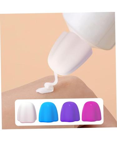 4PCS Self Closing Toothpaste Caps Food Grade Silicone Toothpaste Cap Flower-Shape No-Waste Toothpaste Squeezer Caps Portable Toothpaste Cap Dispenser - Buy Online on GoSupps.com