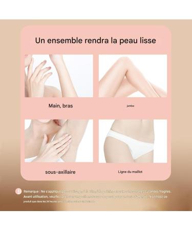 Cr me D pilatoire - Cr me pour les Aisselles - pilation Femmes Sans Douleur pour Zones Intimes Corps Bras Jambes - Buy Online on GoSupps.com