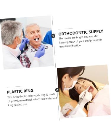 Buy Homsfou 1280 Stk Tooth Coloring Code Instruments - Silicone Color Code Rings (8 Pcs) | High-Pressure Accessories | International Shipping - Buy Online on GoSupps.com