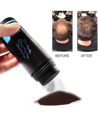 Hair Building Fibers Hair Building Fibres Powder Hair Fibres Dark Brown Hair Fibres For Thinning Hair Hair Loss Concealer Fiber Hair Building Fibres & Hair Fibers (Dark Brown) - Buy Online on GoSupps.com