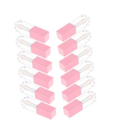 12pi ces Tubes de Gloss Vides Plastique de Rechargeables et Pratiques pour Ranger du Gloss L vres et Autres Produits
