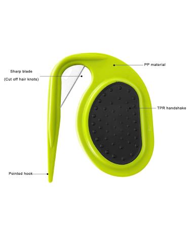 PET Knotting Comb - Steel Blade De-Filter Knife for Cats & Dogs | Ultimate Grooming Tool for Removing Mats and Tangled Fur - Buy Online on GoSupps.com