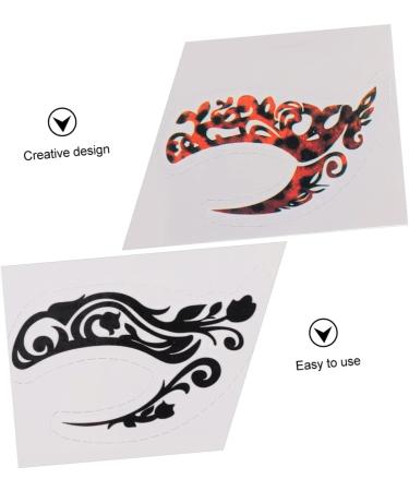 Ipetboom 8 Pairs Eye Shadow Eyeliner Stickers Eye Stickers Eye Eye Makeup Stickers Eye Shadow Stickers Eye Liners Sticker Makeup Stickers Paper Halloween Eyeshadow - Buy Online on GoSupps.com