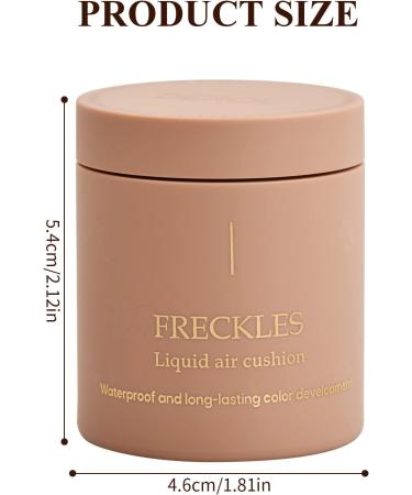 Vesaneae Fast Waterproof and Durable Stamp for Fake Freckles Waterproof Quick Dry Freckle Marker Natural Freckle Makeup Pad - Buy Online on GoSupps.com