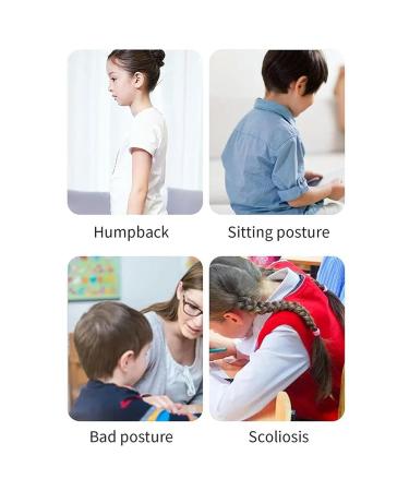Adjustable Posture Corrector Back Support Girls Shoulder Belt Rectify Straighten Blue M - Buy Online on GoSupps.com