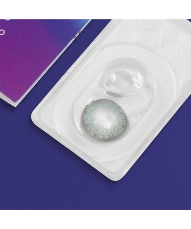 Buy Glamlens Palermo Blue Contact Lenses - Strongly Covering Natural Blue | Silicone Hydrogel | 1 Pair (2pcs) | Dia 14.00 - International Shipping Available - Buy Online on GoSupps.com