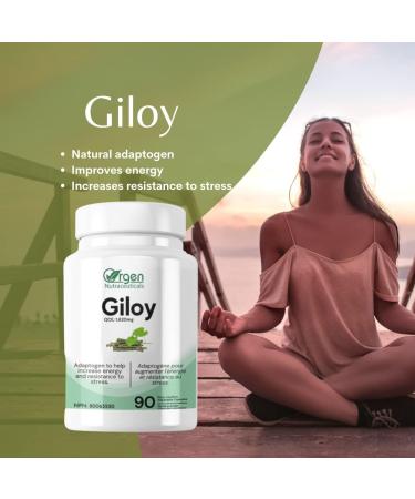 ORGEN GILOY 405 mg 4:1 QCE 1620 mg Extract I Increase Energy I Adaptogen I Resistance to stress - Buy Online on GoSupps.com