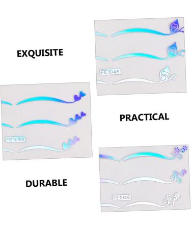  FRCOLOR FRCOLOR 12 Sheets Eyeliner Stickers Eyeshadow Stickers Adhesive Eyeshadow Stickers Eyeliner Stickers Variety - Buy Online on GoSupps.com