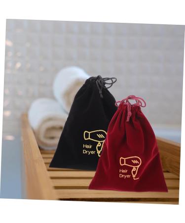 Beatifufu 2 Pcs Storage Bag Hair Dryer Drawstring Bag Makeup Containers Hairdryer Bag for Dryer Stand Fabric - Buy Online on GoSupps.com