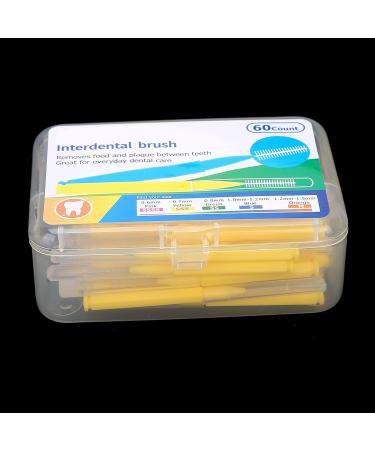 60pcs Orthodontic Interdental Brush - Gentle & Efficient Tooth Cleaning Tool | Premium Teeth Cleaner & Toothpick - Buy Online on GoSupps.com