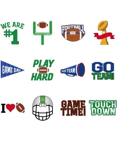 LUOEM Football Face Tattoos - 72 Pcs Temporary Body Stickers for Sports Events and Parties - Buy Online on GoSupps.com
