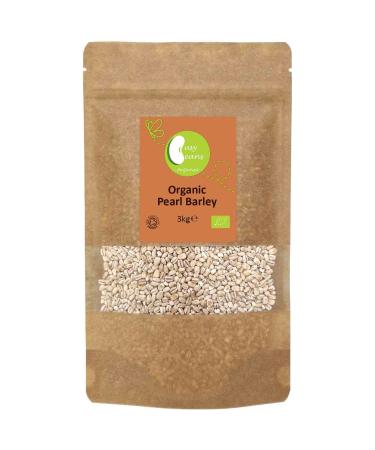 Organic Pearl Barley -Certified Organic- by Busy Beans Organic (3kg) - Buy Online on GoSupps.com