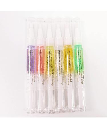 Nail Nutrition Pen Set - 6PCS Cuticle Oil for Repairing Cracked & Dry Cuticles (Mix Flavors) - Buy Online on GoSupps.com