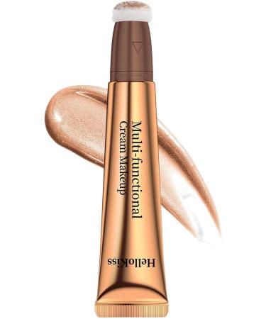 Liquid for Cheeks - Creamy Highlighter Stick Waterproof Sheer Glow Buildable Color Contouring and Blendable Highlighter Makeup Stick for Face Fulenyi 6# - Buy Online on GoSupps.com