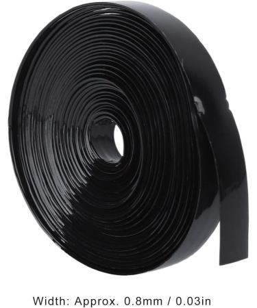 Hair Extension Tape Roll 0.8mm Width Hair Extension Keratin Glue Strip Strong Adhesion Long Lasting Hair Wig Tape Roll Black Long Bonding Hold for Wigs and Hair Extensions - Buy Online on GoSupps.com